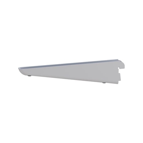Flexi Storage 350mm White Advanced Storage Double Slot Wire Shelf Bracket